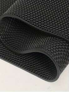 1pc Hollow Design, Outdoor Commercial Bathroom Anti-Slip Mat, Thickened Entrance Kitchen Floor Mat, Bathroom Shower Room Toilet Non-Slip Pad - Black - View 10