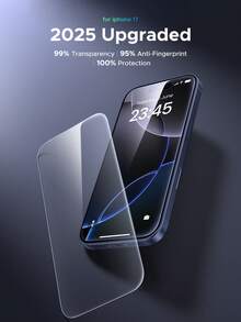 UGREEN 2片装无边框全屏高清屏幕保护膜，兼容 17 Air Pro Max - 無色 - 查看 2