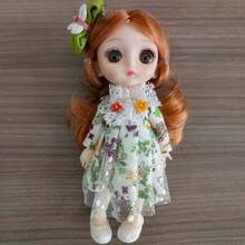 Cute Girl Modern Realistic Doll Toys Dress Up Doll Fashion Little Princess Toys Kids Birthday Gifts - 可昕 - 查看 6