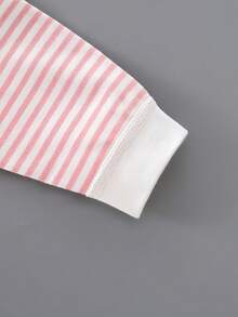 Mono para bebé recién nacido, diseño de oso rosa para bebé e infante unisex de primavera/otoño - Rosa - Ver 5