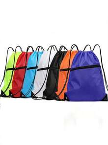 Fashion Simple Red Backpack Travel Gym Bag Mini Bag Women Men Children Christmas Gift Essential Holiday Beach Summer Waterproof Lightweight Large Capacity Portable Accessories Basketball Football Storage Bag Backpack School Bag Clothes Storage, Back To School Travel Essential