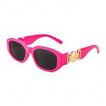 1pc Retro Rectangle Fashion Glasses Women Men ,Y2K Glasses, 90s Small Narrow Square Glasses,Summer Beach Glasses CK2322 - 005 - 查看 6