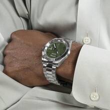 Guess 男士石英表，石英机芯，不锈钢表带，不锈钢表壳，防水，适合日常聚会等场合 GW0265G9 - 綠色 - 查看 7