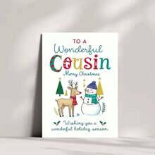 Tarjeta de felicitación de Navidad y cumpleaños para familiares y amigos - Tarjeta festiva divertida y humorística para cualquiera, 1 paquete