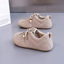 2025 Spring/Autumn New Vintage Flat Gump Casual Sneakers Sports Shoes Chunky Sneakers For Women K3911 - Khaki - View 3