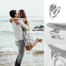 A Pair Festival Geometric Cross Rings, Surgical Steel Hypoallergenic, Bass Lover Gift