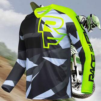 Motocross Mountain Enduro Bike Clothing Bicycle Moto Downhill T-Shirt Teleyi Boyfriend Style Men Cycling Jersey MTB Shirts BMX Gym Clothes Boyfriend Style Men Basic T Shirt