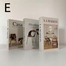 3pcs Vintage-Style Decorative Books, Fake Books, Simulation Books, Decor Books For Bookshelf, Cafe, Hotel, Photography Props, Film/Video Conversion Models, Nordic Home Decor, Coffee Table Accessories