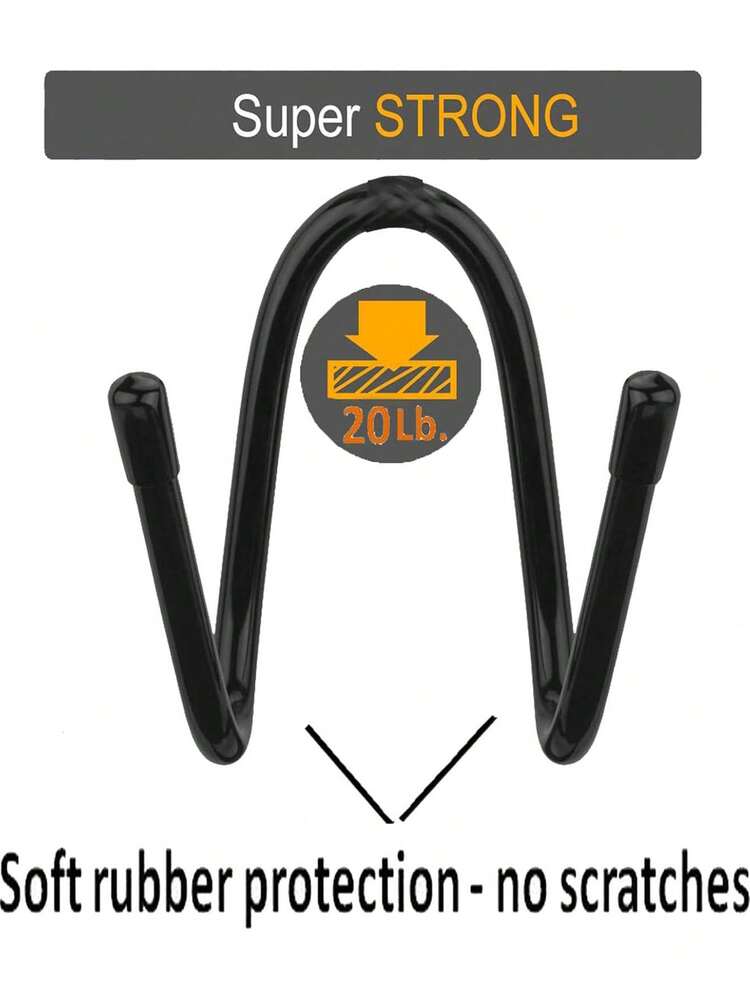 1 pieza Gancho de pared para monopatín, Estante para monopatín, Soporte para armas, Ganchos para armas, Montaje de pared, Adecuado para cualquier rifle, escopeta, arco con almohadilla y acero pesado, Almacenamiento de montaje en pared, Soporte para clavos, Llave, Estante flotante, Organizador, Navidad, Decoraciones navideñas, Ganchos, Perchero de puerta, Dormitorio, Perchero, Perchero de pared, Gancho de pared, Portallaves, Portallaves de pared, Perchero de llaves - Multicolor - Añade 6