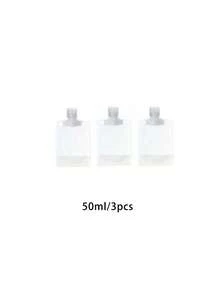 1/5/10/15PCS 1.01/1.69/3.38oz Portable Lotion Fluid Makeup Packaging Bag Cosmetic Shampoo Suction Bag Reusable Squeeze Stand Up Spout Pouch Refillable Empty Squeeze Pouch Travel Bottle - Multicolor - View 20