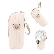 Cartoon Bear Insulated Milk Bottle Bag, Portable Bottle Holder For Stroller - 22*8*7 - View 2