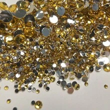 15g 混合尺寸 2-6mm 樹脂平底水鑽，非熱固式美甲飾品，亮面亮片果凍珠，適用於美甲、馬克杯、瓶子、杯子、手機、化妝品 DIY 配件、指甲飾品、美甲用品 - 彩色 - 查看 16