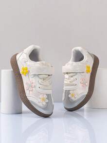 Spring/Autumn New Soft Bottom Casual Shoes, Outdoor Versatile Comfortable Flexible Baby Toddler Girls Sports Shoes - White - View 12