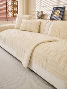 1 Stück Sofakissenbezug für alle Jahreszeiten, moderner minimalistischer rutschfester Sofasitzpolster, staubdicht und waschbar, weich und farbbeständig, tierfreundlicher Schutzbezug, anpassbar für Ecksofas, Schlafzimmer, Büro, Wohnzimmer