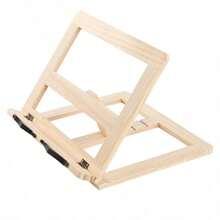 Look Bookshelf Wooden Reading Bookshelf Children's Reading Stand Notebook Stand Reading Anti-Myopia Bookshelf - 彩色 - 查看 8