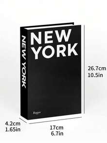 1 pieza/3 piezas Decoración de libros falsos plegables de moda, libros falsos de diseñador modernos, adecuados para el hogar, la sala de estar, el escritorio, la decoración de paredes, aplicables a varias escenas (habitación/sala de estar/mesa/gabinete de TV/pasillo/estantería/escritorio de oficina/gabinete/tienda/área de trabajo/unidad de exhibición), conjunto de decoración de escritorio de oficina de lujo con libros falsos, caja de almacenamiento de libros falsos de diseñador con estilo