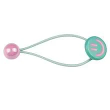5pcs/1pc Cartoon Smiling Face Macaron Hair Ties Colorful Scrunchies Faux Pearl Elastic Hair Ties Cute Candy Color Hair Accessories High Elasticity Ponytail Holders Non-Damaging, Random Color ,Hair Elastics ,Hair Rubber Bands ,Hair Rope Head Accessories