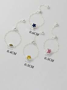 1 Piece Of S925 Sterling Silver Ring With A Noble "Runaway Princess" Style, Adorned With Sweet Rose Quartz And Sparkling Diamonds. Suitable For Daily Wear, It Is Elegant And Versatile, Making It An Excellent Gift For Mothers, Girlfriends And Sisters.