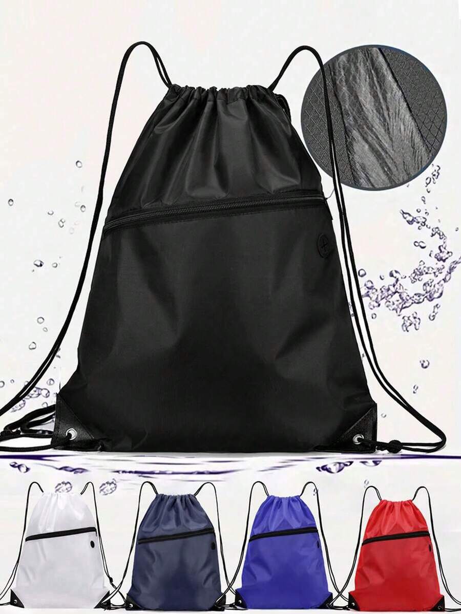 Fashion Simple Red Backpack Travel Gym Bag Mini Bag Women Men Children Christmas Gift Essential Holiday Beach Summer Waterproof Lightweight Large Capacity Portable Accessories Basketball Football Storage Bag Backpack School Bag Clothes Storage, Back To School Travel Essential