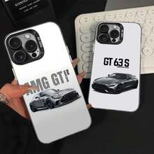 Funda para teléfono AMG GT para 17,16,15,14,13,12,11,Pro,Max,Plus,M-Mer-cedeses, anti-caída, negra mate, parachoques duro - z3 - Ver 1