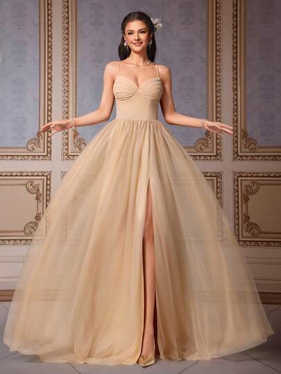  Đầm dạ hội không tay cạp cao ôm dáng VIPGIRL