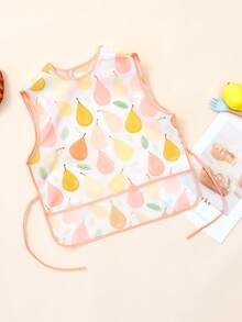 1 Stück Baby Fütterungslätzchen mit Krümelklappe, einstellbares wasserdichtes ärmelloses Zahnen Lätzchen Set, Kleinkind Säugling Andenken Geschenk für Babyparty, 6-24 Monate