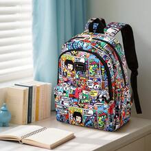 Official Tokidoki Unicorno Backpack With Keychain For Women Men, Cartoon Large Capacity Travel Laptop Book Bag Casual Daypack Shoulder Bag - Nhiều màu - Xem 7