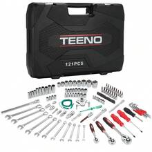 Juego De Herramientas Reparación De Automóviles Teeno JL-121 - Negro - Ver 3