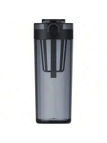 Xiaomi Cốc nước Tritan dung tích lớn 600ml, cốc thể thao, chất liệu Tritan, thiết kế mở bằng một nút bấm, cốc lắc đựng bột protein - màu đen - Xem 4