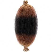 6 件装非洲卡涅卡隆编织发，弹性卡涅卡隆编织发，蓬松弹性编织发，预卷发，柔软发束，接发 - 彩色 - 查看 14