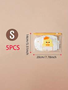 5/10个透明收纳袋，适用于DIY手工材料、运输包装，磨砂拉链塑料袋，保持衣物清洁，透明塑料服装袋，可用于包装T恤、衬衫、文件、衣物，可重复密封，磨砂可重复密封袋，医院用品包，孕妇用品，旅行收纳袋，整理袋，节省空间的收纳袋，鞋子，化妆品旅行袋 - 彩色 - 查看 11