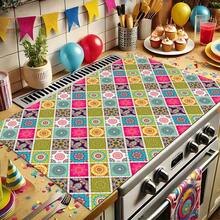 Tapis de protection de cuisinière, tapis de séchage d'ustensiles, tissu lavable antidérapant et résistant aux rayures, convient pour cuisinière à gaz, table de cuisson à induction, machine à laver, sèche-linge, dessus de table en verre, housse pour électroménager de cuisine, accessoire de vaisselle artistique, protection latérale de cuisinière