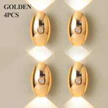 LED智能感应壁灯，室内人体感应壁灯，无线LED壁灯，电池供电夜灯，粘胶设计，可旋转，便携，易于安装，色温和亮度可调 - 彩色 - 查看 27