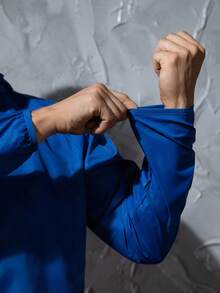 Men's Lightweight Jacket Outdoor Casual Windbreaker Waterproof Ultra-Light Solid Color Jacket Cycling Long Sleeve Coat - Royal Blue - View 9