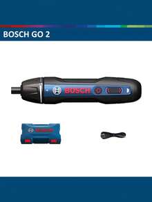 bosch 博世 GO 3 /GO2 无绳螺丝刀 3.6V 充电式电动螺丝刀 多功能钻头 维修电动工具套装 GO 2 - 彩色 - 查看 11