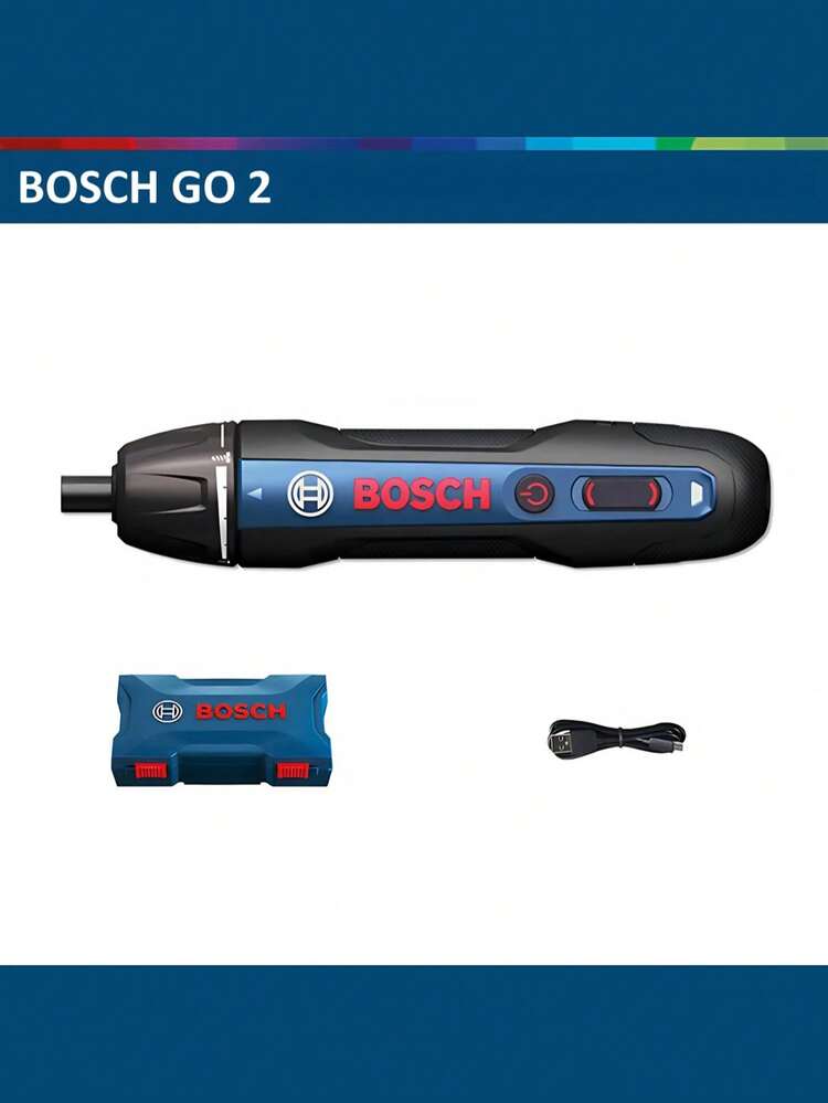 Bosch GO 3 /GO2 Cordless Screwdriver 3.6V Rechargeable Electric Screw Driver Multi-Function Drill Repairing Power Tools Kit GO 2 - Multicolor - View 11