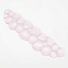 Transparent Cloud Shaped Wrist Rest Pad, Non-Slip Silicone Keyboard Mouse Pad, Creative Office Laptop Wrist Support