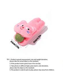 1pc Cat Catnip Ball Toy, Teeth Cleaning & Grinding, Scratch Resistant, Self-Entertainment Chew Toy, Pet Supplies, Pet Toy - Multicolor - View 8