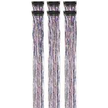 Tóc nối kẹp bóng mượt 24 inch, chịu nhiệt, phụ kiện tóc lấp lánh như tiên nữ, phù hợp cho phụ nữ, bé gái, trẻ em, thích hợp cho lễ Halloween. - Nhiều màu - Xem 8