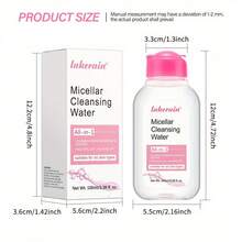 Lakerain Micellar Cleansing Water, Moisturizing Facial Cleanser And Makeup Remover, Multi-Functional, Cleanses And Removes Makeup