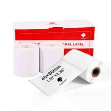 3 Rolls Thermal Label Paper, Square Labels, Standard Label Size, Multi-Purpose Labels, Self-Adhesive Thermal Printing Paper, Suitable For Clothing Tags, Price Tags, Category Labels, Packaging Stickers, Shipping Labels, Product Labels, Ingredient Labels, Gift Labels, Document Labels - White - View 6