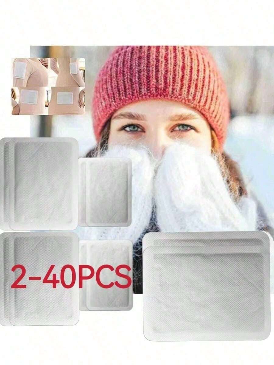 20pcs Warm Foot Pads, Self-Heating Anti-Cold Foot Pads, Long-Lasting Warmth, Effective Against Cold; 40pcs Disposable Hand Warmers, Can Provide Sustained Warmth For Up To 12 Hours, Portable Hand & Foot Warmers, Suitable For Camping, Fishing, Winter Use, Unisex, Ideal Christmas Gift For Parents, Men's Gift, Christmas Stocking Stuffer, Rechargeable Hand Warmer. - Multicolor - View 1
