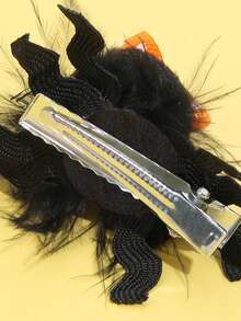4 Stück Halloween Spinnen-förmige Haarclips, wellige Band Dekoration süße Spinnen Haarspangen, Festival Geschenke für Freunde, Halloween Haarschmuck