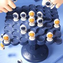 2-Player Astronaut Balancing Tree Chessboard Game - Enhances Reaction Time And Critical Thinking Skills, Relaxing Family And Party Game - Multicolor - View 5
