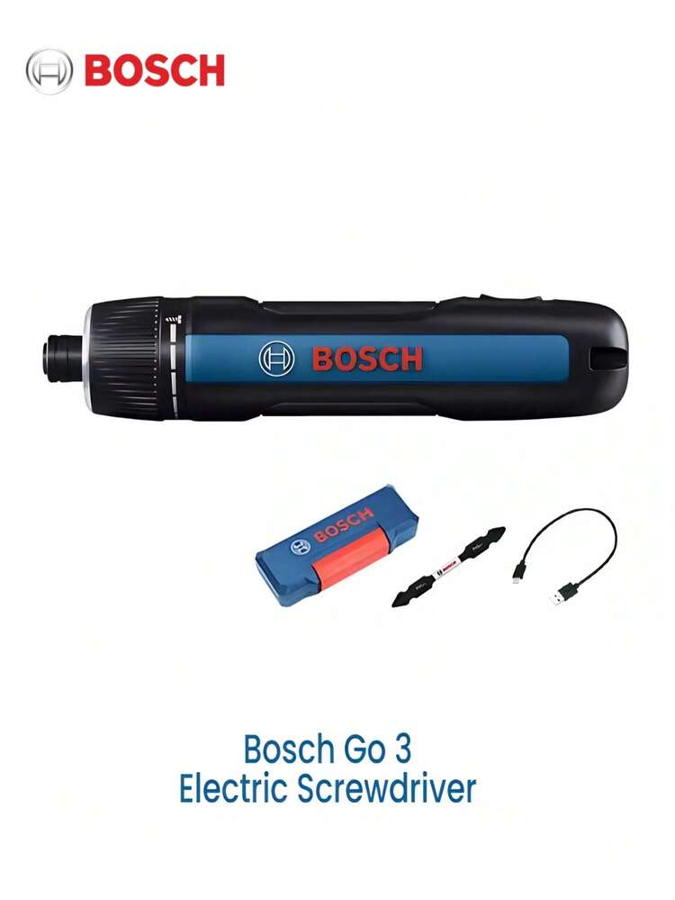Bosch GO 3 /GO2 Cordless Screwdriver 3.6V Rechargeable Electric Screw Driver Multi-Function Drill Repairing Power Tools Kit GO 2 - Multicolor - View 13