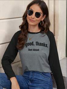 Custom Color-Block Long Sleeve Flocked Print Women's Fall Top.Fall Clothes For Women,Winter Clothes For Women,Halloween Clothes Women, Add Your Own Text, Funny Slogans To Personalize This Casual Pullover. Perfect For Going Out, Shopping, Holidays, Parties Or Travel.