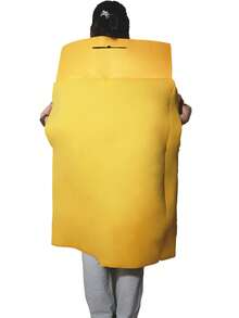 1pc Adult Solid Color Cartoon Pattern Digital Printing Thick Sponge Costume, Suitable For Short Video, Game, Cosplay, Large Plush Doll, Prank, Drama Performance