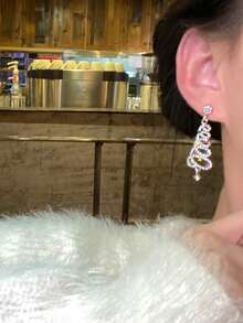 Christmas Earrings For Women Holiday Earrings Drop Dangle Earring Party Jewelry Festival Decoration Christmas Tree Earrings Colorful