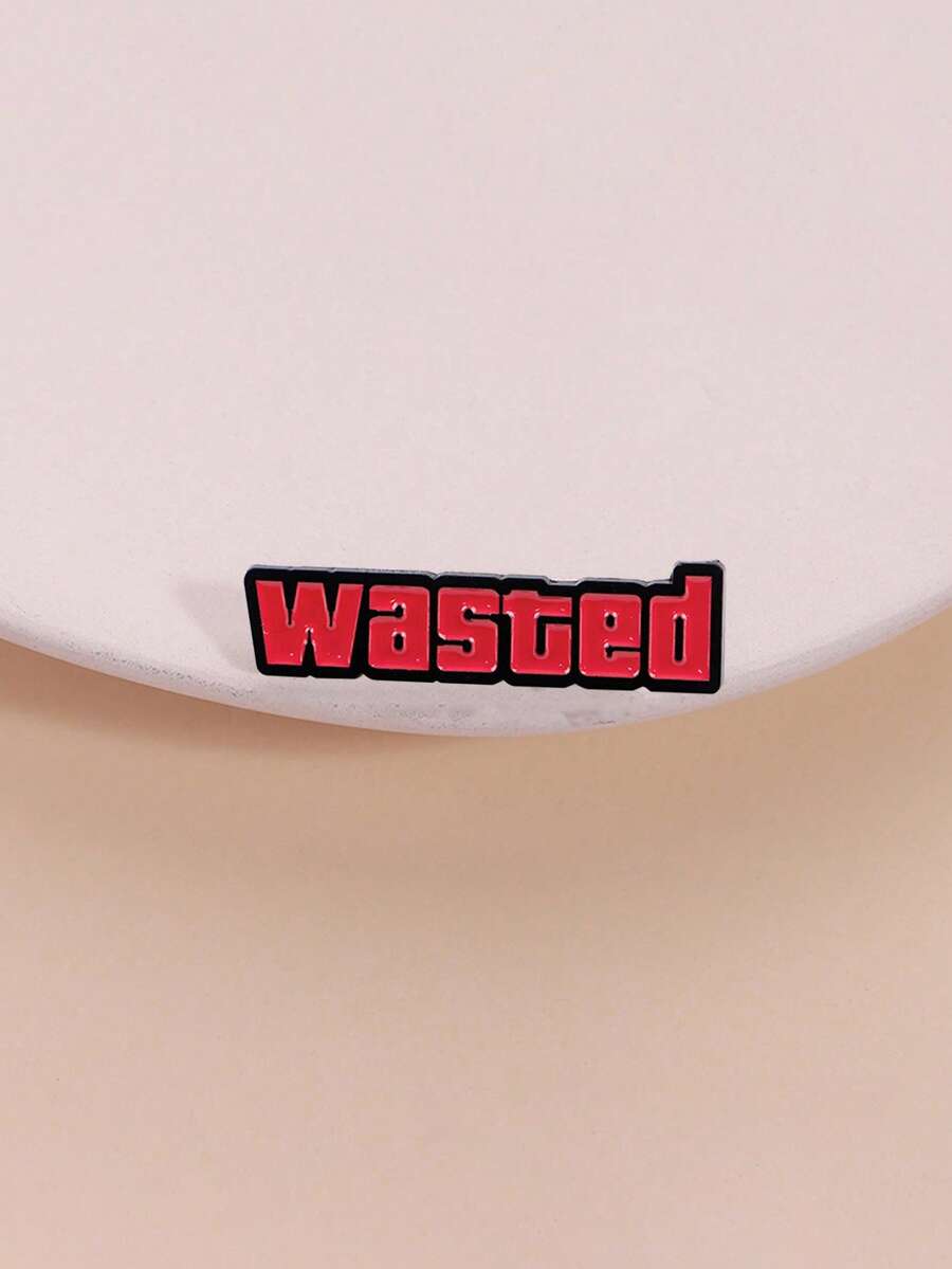 1 件废弃视频游戏别针徽章，复古街机游戏结束卡通珐琅别针，背面有橡胶，可用于 DIY 夹克、背包、帽子装饰，是送给男士、男孩和青少年的有趣游戏玩家礼物 - 紅色 - 查看 1