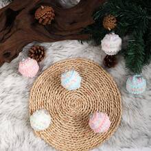 16pcs Premium Holiday Decorative Balls, 2.36 Inch Handcrafted Ornament Balls, Upgraded Craftsmanship, Macaron Colors Suitable For Christmas, Wedding, Party, Home Decor, Christmas Tree Decor, Provides Lovely Holiday Ambiance, High-End Holiday Gift For Family And Friends Christmas Decorations Room Decor Winter